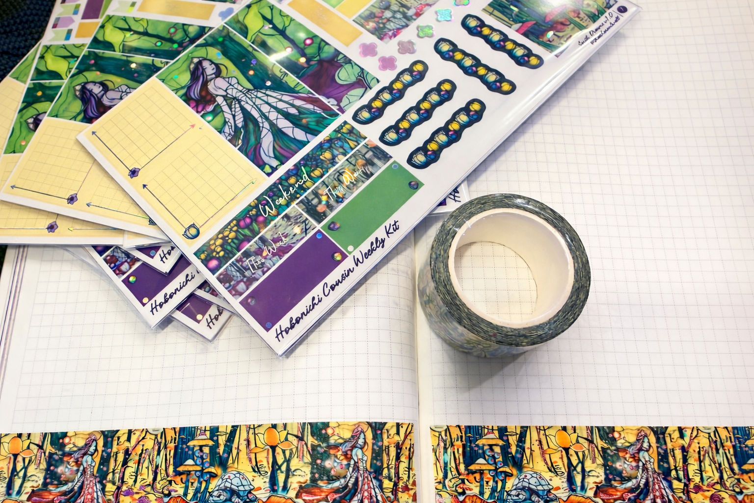 Serith Dreams Weekly Sticker Kit - A5 Hobonichi Cousin